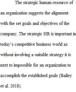 Strategic Hr